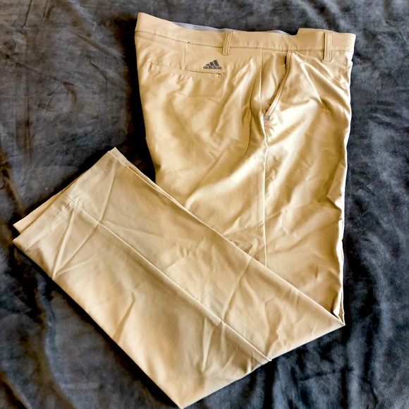 Adidas Khaki Golf Pant Men’s 38x32 - Picture 3 of 10